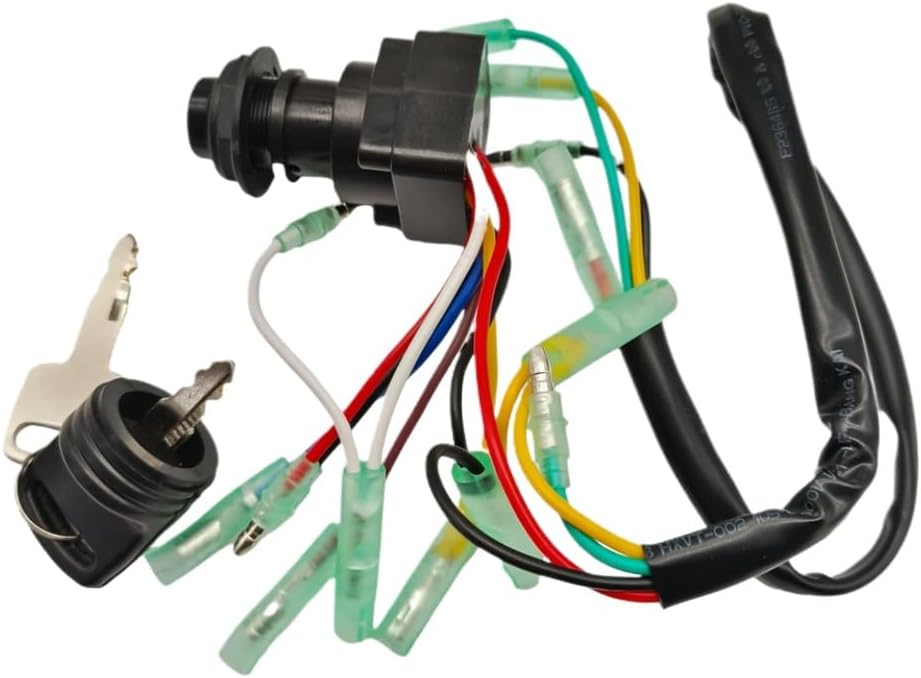 2 Set Ignition Switch Key Assembly 703-82510-43 703-82510 for Boat Outboard Engine Control Box 703-82510-43-00 703-82510-42