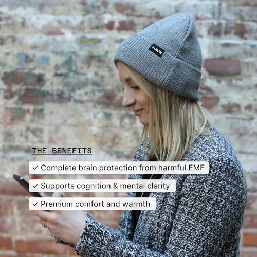 Image of Lambs HAVN EMF-Proof Beanie - WaveStopper Silver - EMF Protection Blocks 99% of Radiation - Faraday Hat
