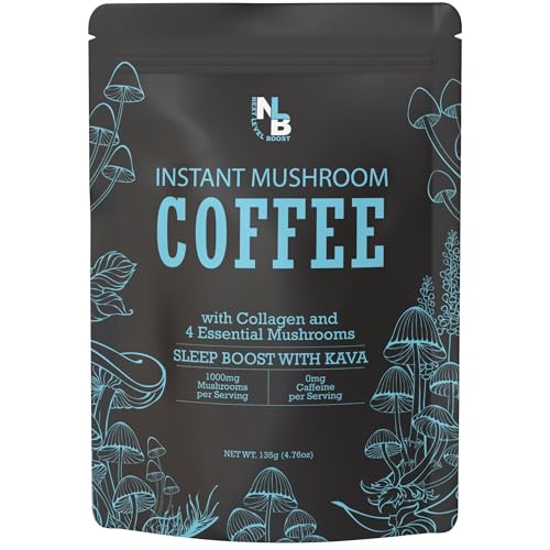 Sleep Boost with Kava Organic Mushroom Instant Coffee - 135g,