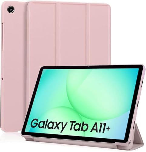 Flip Cover Case for Samsung Galaxy Tab A11, Pink