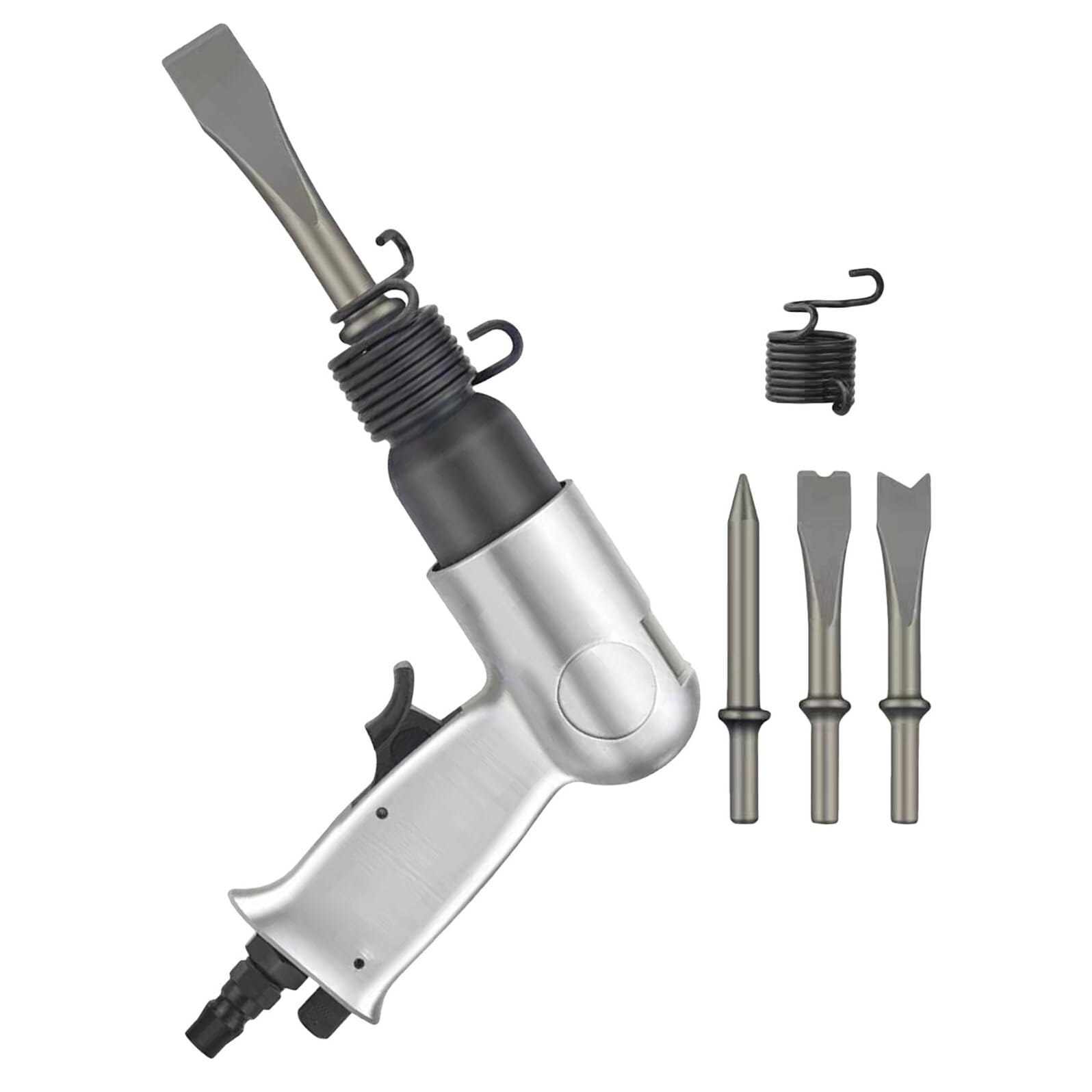 Martello Pneumatico Set Scalpello Pneumatico per Meccanici Automobilistici per Rimozione Ruggine da Metalli Pesanti Avvitatore Percussione