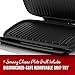 George Foreman 9-Serving Basic Plate Electric Grill and Panini Press, 144-Square-Inch, Platinum, GR2144P