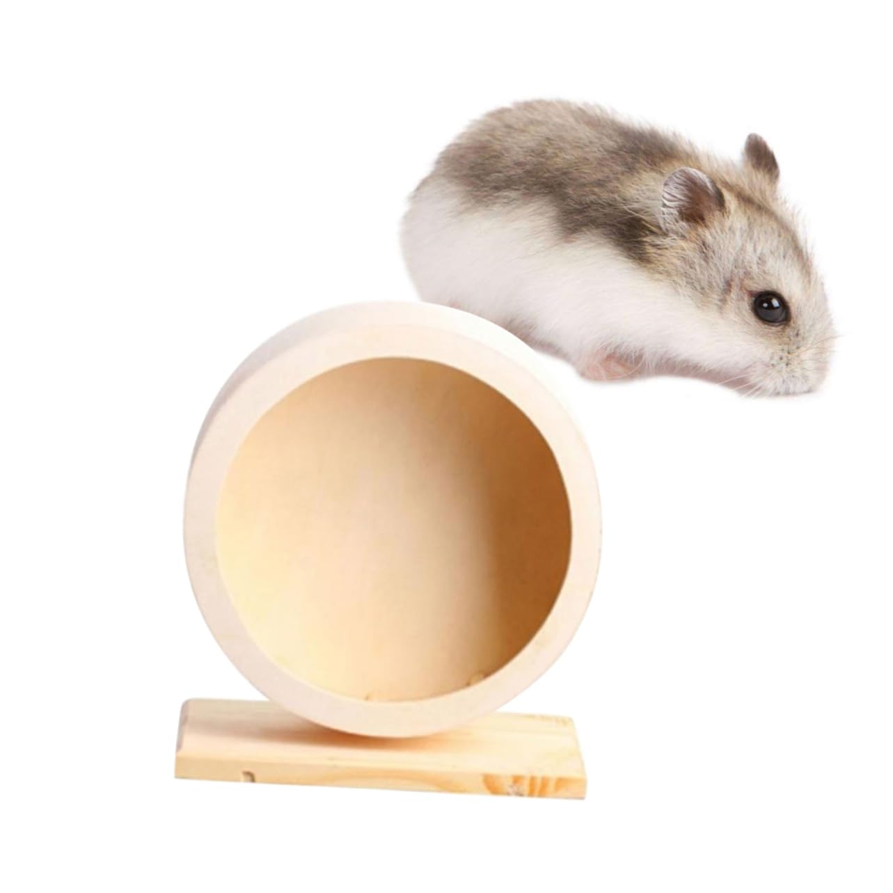 SUPVOX Roue de Course Silencieuse pour Hamster Soucoupe pour Animaux de Compagnie Support pour Exercice Roue de Sport Silencieuse pour Hamsters