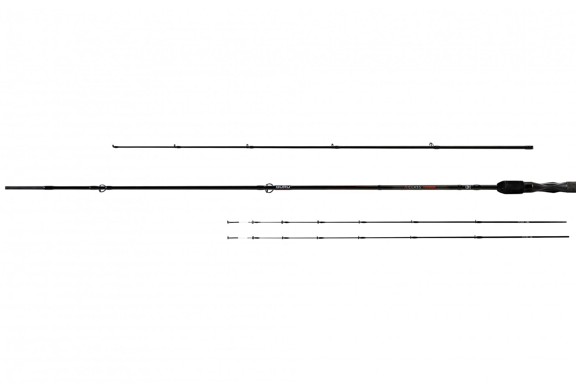 Guru A-Class 10ft Method Feeder 2pc | Medium Range Feeder Rod | Progressive Action 24/30T Carbon Blank | Stainless Guides | Slim Aluminium Oxide Ceramic Rings | TVS Down Locking Reel Seat | GAC124