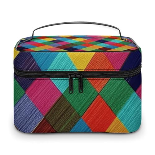 Bolsa de aseo de viaje impermeable para mujer con cremallera y gran capacidad