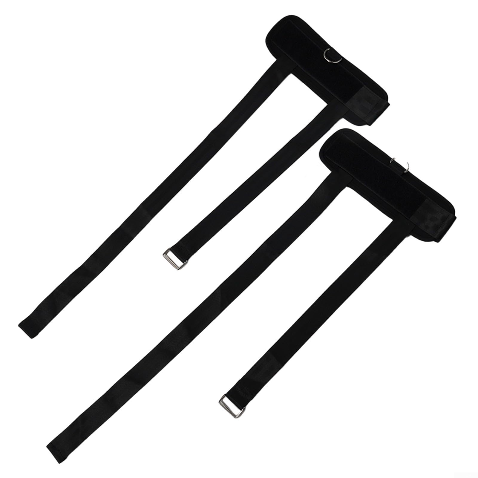 Supporto Per Piede Con Manubrio: Cinghie Regolabili Imbottite Per Allenare Tibiale, Gambe E Flessori Anca, Attacco Per Monkey Foot, Palestra Casa - 4