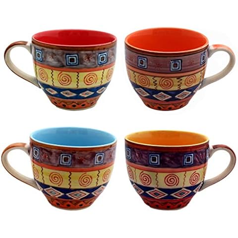 Gall&Zick Tasse Kaffeetasse Teetasse Geschirr Keramik Bemalt Bunt Cover