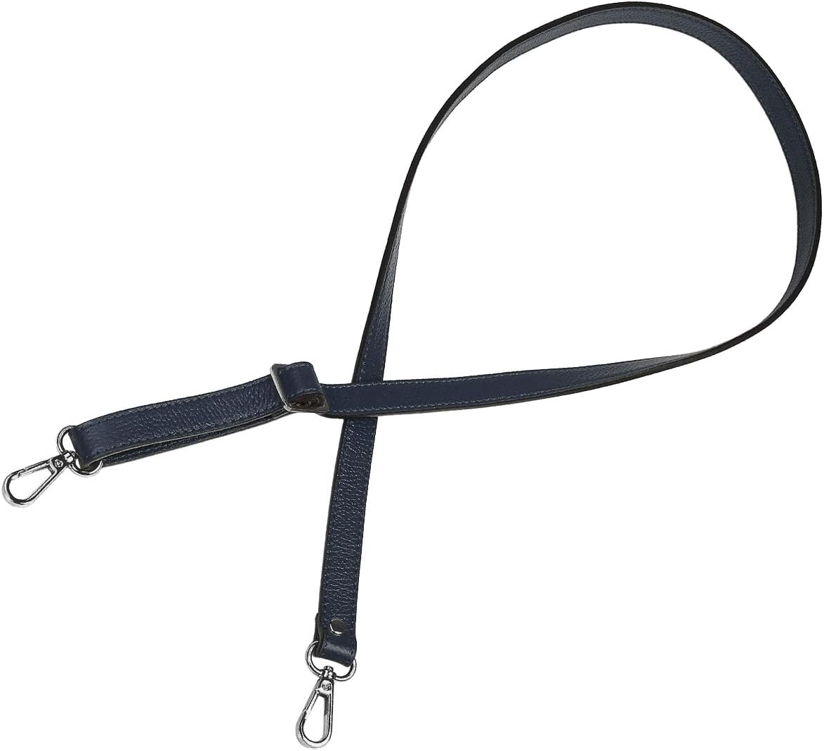 VanEnjoy Full Grain Genuine Leather Adjustable CrossBody Strap Replacement for Bag Purse, 0.7" Wide,26-51" Long