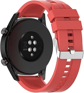 Vaporly UK Watch Strap Band for Huawei Watch 3/3 Pro/GT2 Pro/GT2e/GT2/GT 46mm/Galaxy Watch 3 45mm/Galaxy Watch 46mm/Gear S3/Ticwatch Pro 3, 22mm Silicone Sports Gym Watch Strap, Silicone