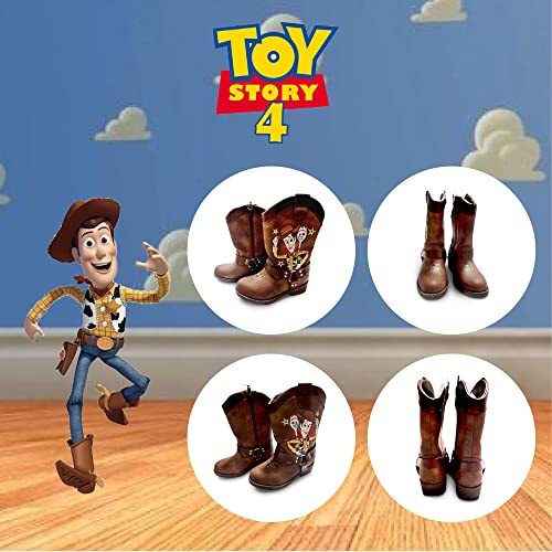 Disney Toy Story Woody & Forky Boy's Lighted Cowboy Boot (Toddler), Size 8 #TOP2