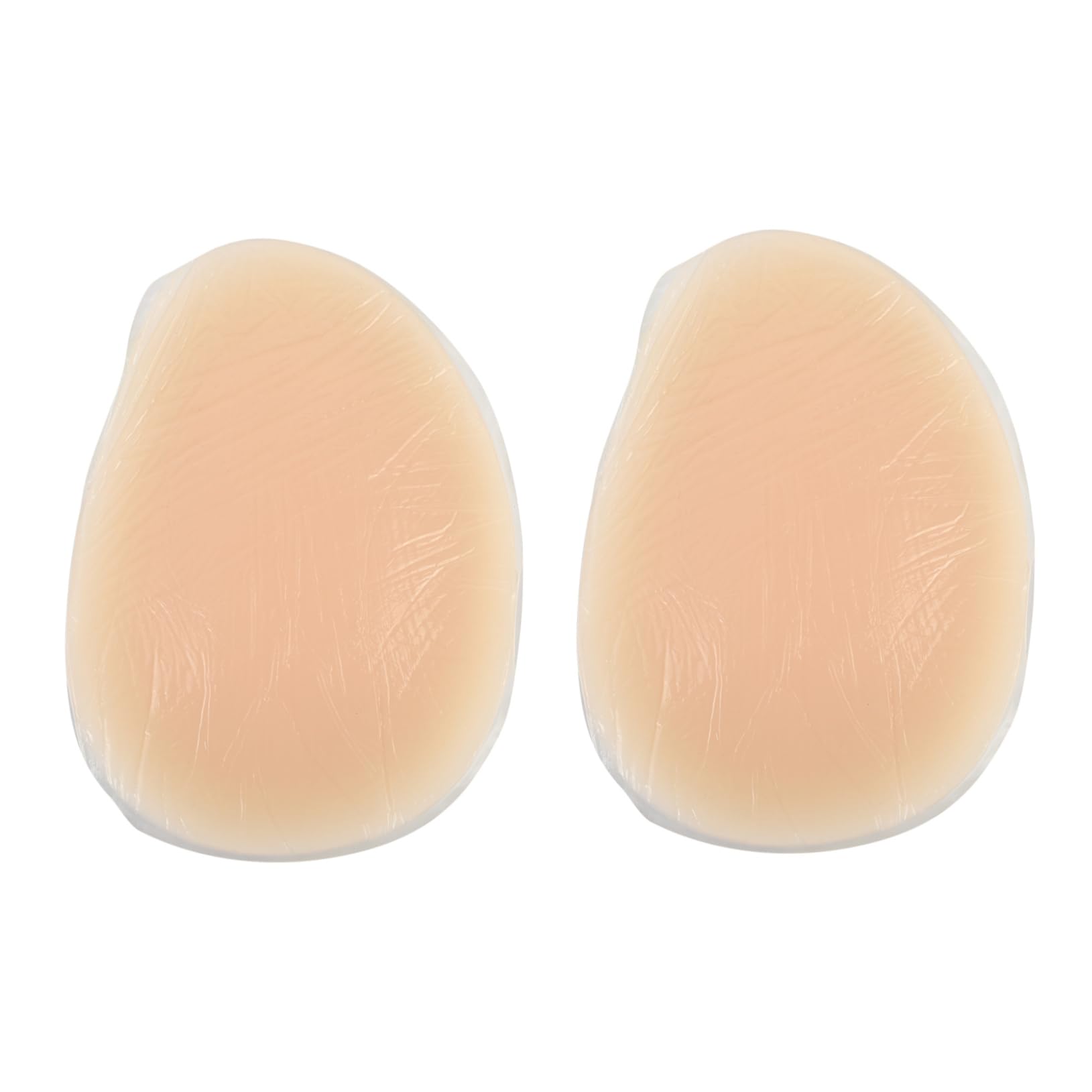 LALAFINA 1 Pair Self Adhesive Silicone Calf Pads for Correcting Thin Legs Reusable Gel Leg for Enhanced Comfort and Support Soft Skin Fit Design for Daily Wear and Gifting