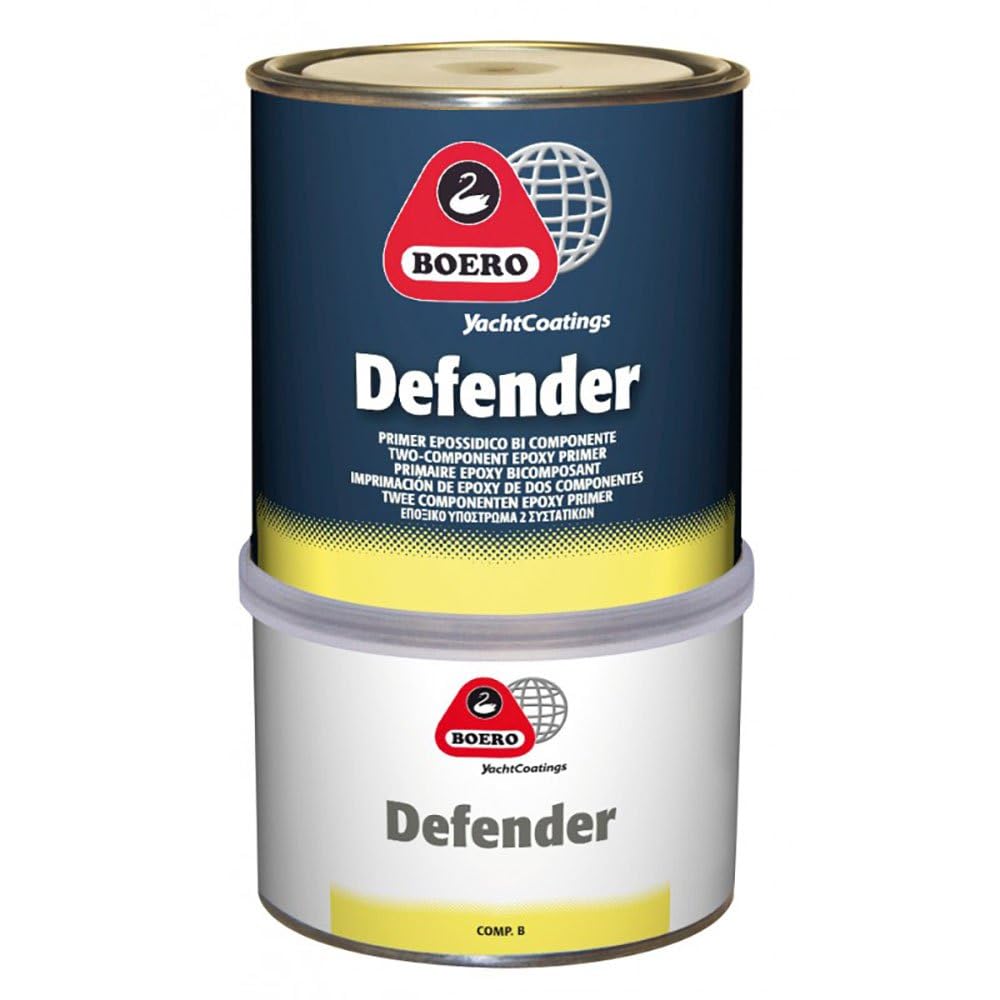 Boero Yacht Coatings Defender Primer epossidico bicomponente, colore: 001 Bianco, size: 0,75 l