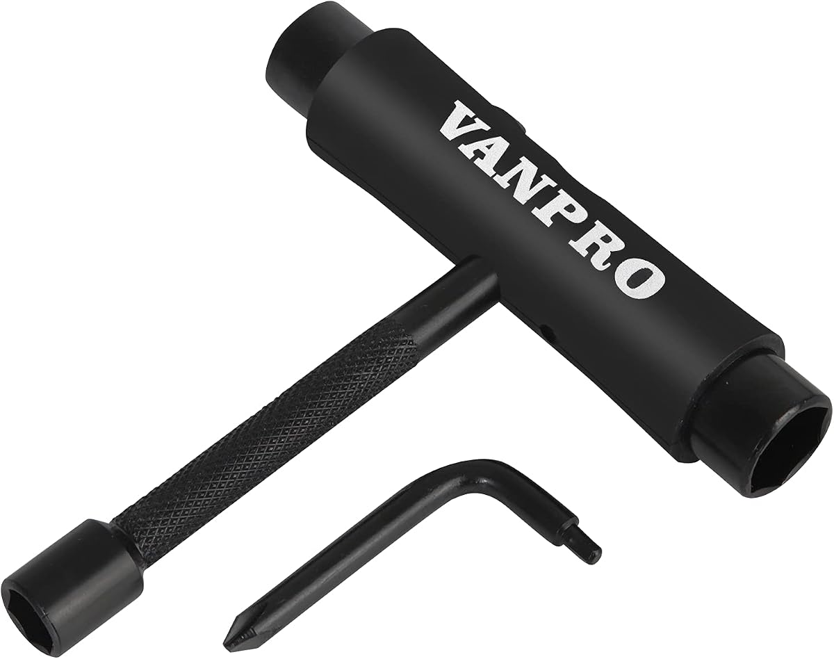 skateboard tools Used Adjusting of skateboard，roller skate（black,Pack 1） | 45# steel ABS plastic Used for Adjusting and Tightening of various skateboards Wheels, Trucks and roller skates，etc