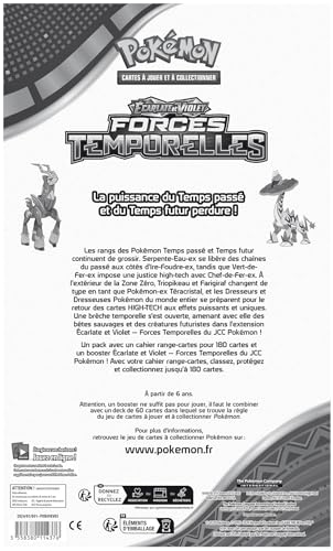 Cahier Range cartes Pokémon Forces Temporelles 80 Cartes Asmodee Le Cahier - vue 8