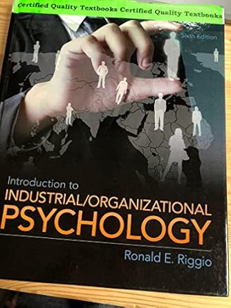 Introduction to Industrial and Organizational Psychology: United States Edition 6th Edition-nurbook