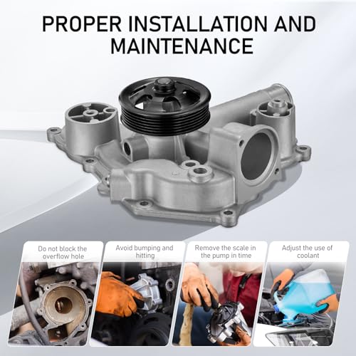 BDFHYK AW6653 Automotive Engine Water Pump Kit Compatible with Chrysler 300 2013-2021, for Dodge Challenger Charger Durango 2012-2022, for Jeep Grand Cherokee L/Grand Cherokee 2012-2022 by BDFHYK - Image 5