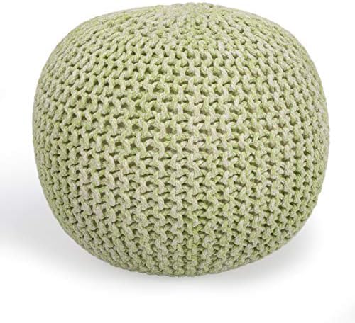 Butler Specialty Company Pincushion Woven Pouffe in Green