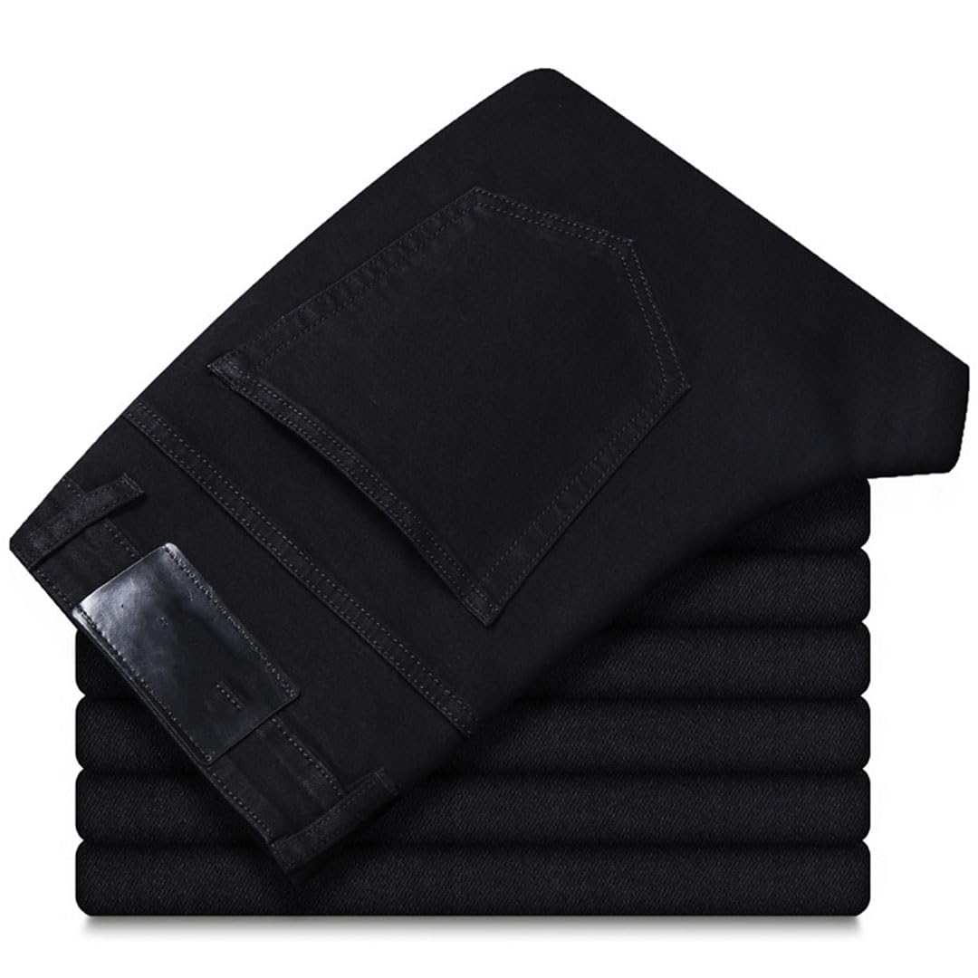 Vogrtcc Pantalones Vaqueros Rectos Y Finos para Hombre, Pantalones Casuales De Negocios, Pantalones De Talla Grande
