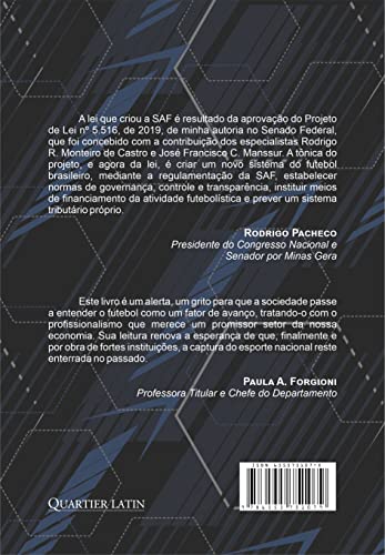 Comentários À Lei Da Sociedade Anônima Do Futebol; Lei Nº 14.193/2021