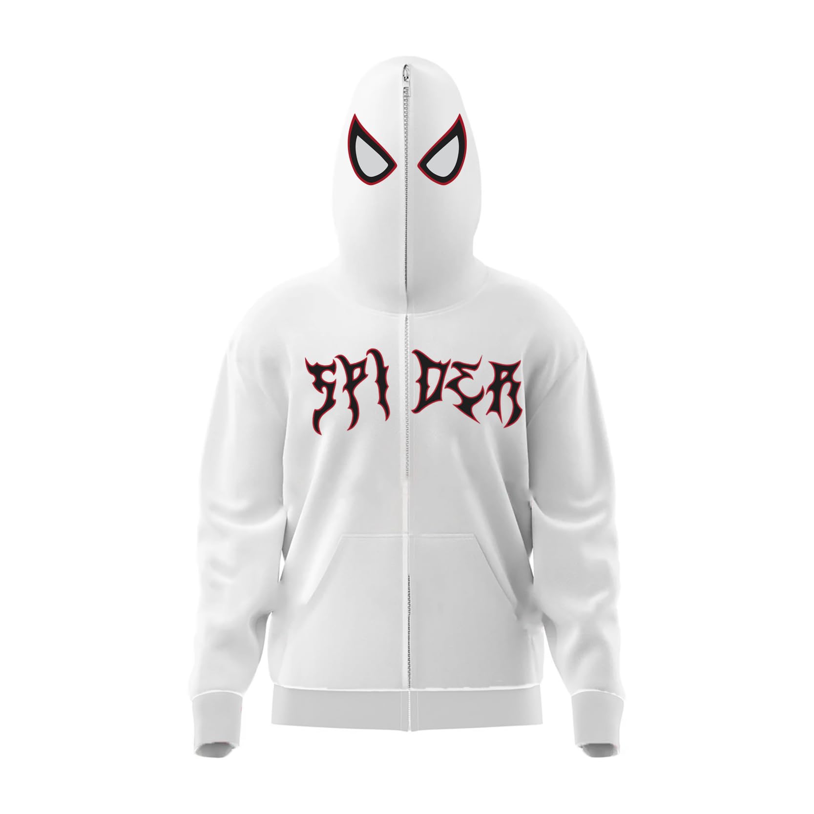 koverify Spidy Text Printed Cotton Full Zipped Trendy Comfortable Hooded Zipper-picture-39
