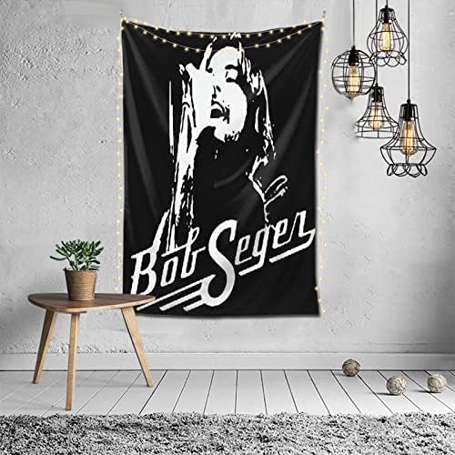 TTOILS Bob Music Seger Singer Tapestry Art Wall Hanging Aesthetic Tapestries Room Decor For Bedroom Dorm Living Room 60x40inch