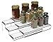 Deco Brothers Spice Rack 3 Tier Expandable Shelf Organizer, Chrome