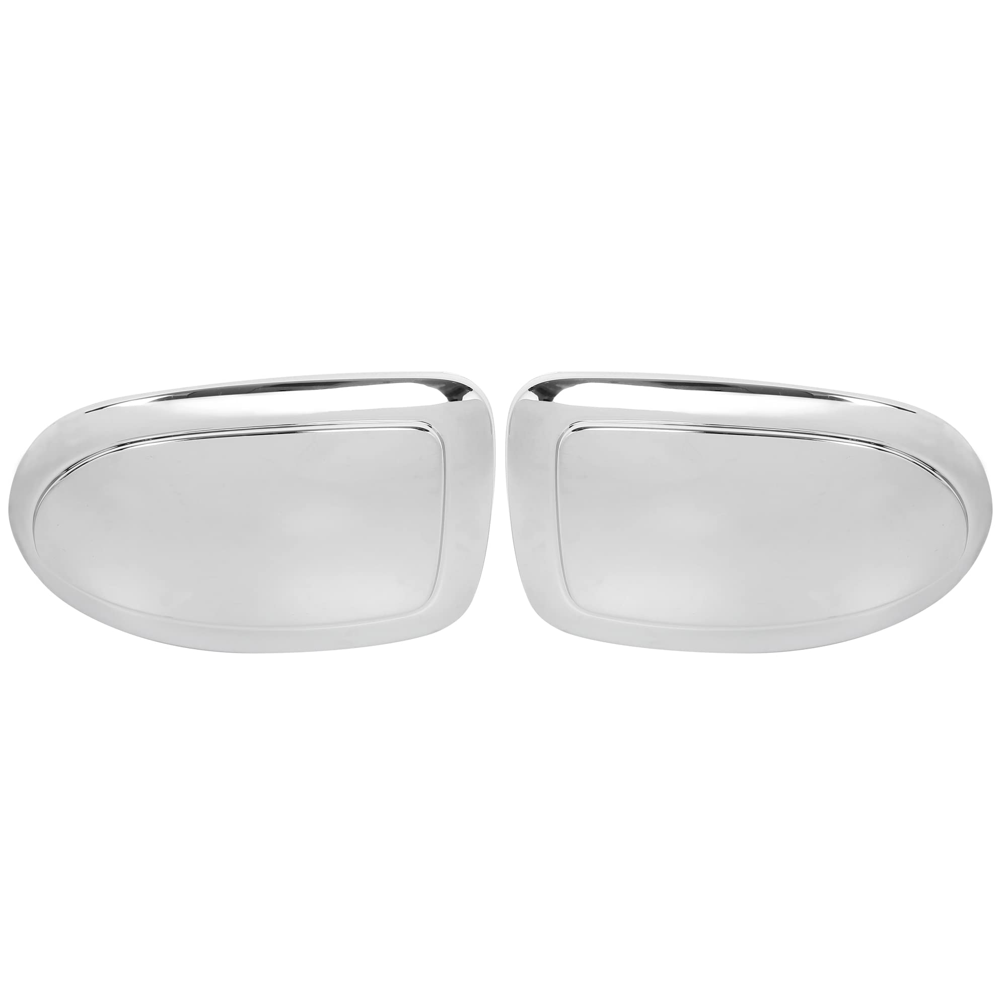 X AUTOHAUX Pair New Exterior Rear View Mirror Housing Door Wing Mirror Covering Cap for GMC Sierra 1999-2006