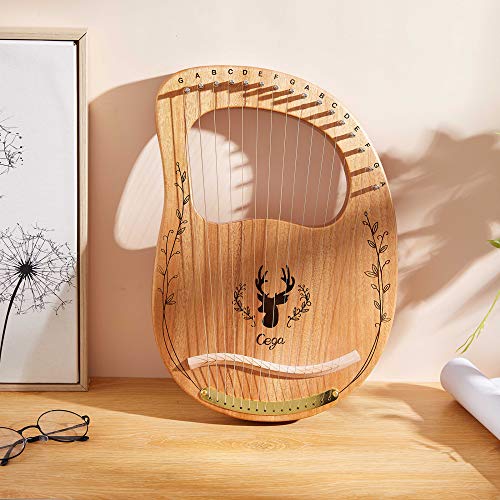 ETE ETMATE Harp 16 metalen snaren, met piano Bag Tuning Wrench snarenpicks, geschikt voor muziekliefhebbers, beginners… - Image 4