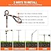 6 Pack Ground Anchors Heavy Duty 18 InchEarth Anchors with T-Handle Hex Wrench & Power Nut Driver,Trampoline Anchors Earth Anchors Kit with Straps for Camping Tent, Canopies, Swing Sets (black)