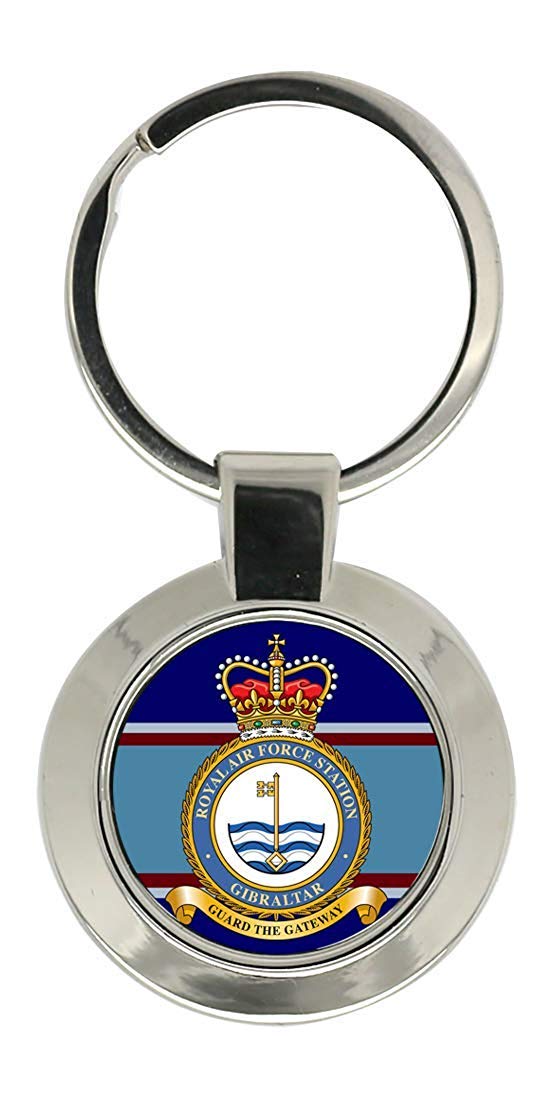 Giftshop UK RAF Station Gibraltar Key Ring
