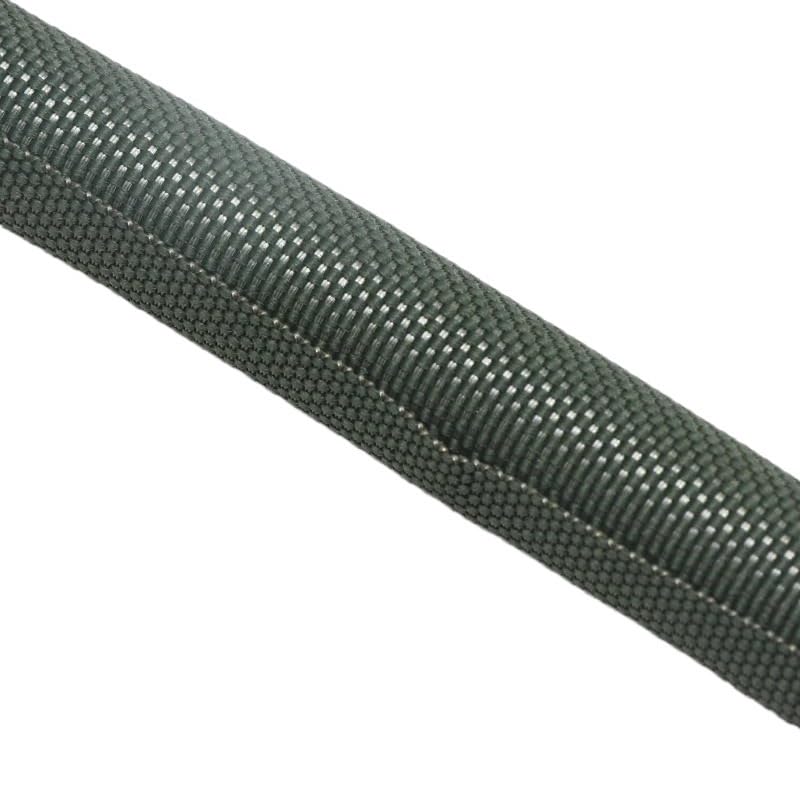 Guaina per Cavi Elettrici Flessibile 1/5 m PET a chiusura automatica manicotto intrecciato espandibile organizzatore for cavi autochiuso involucro isolato Cable Management(Green,25mm,5 Meters)