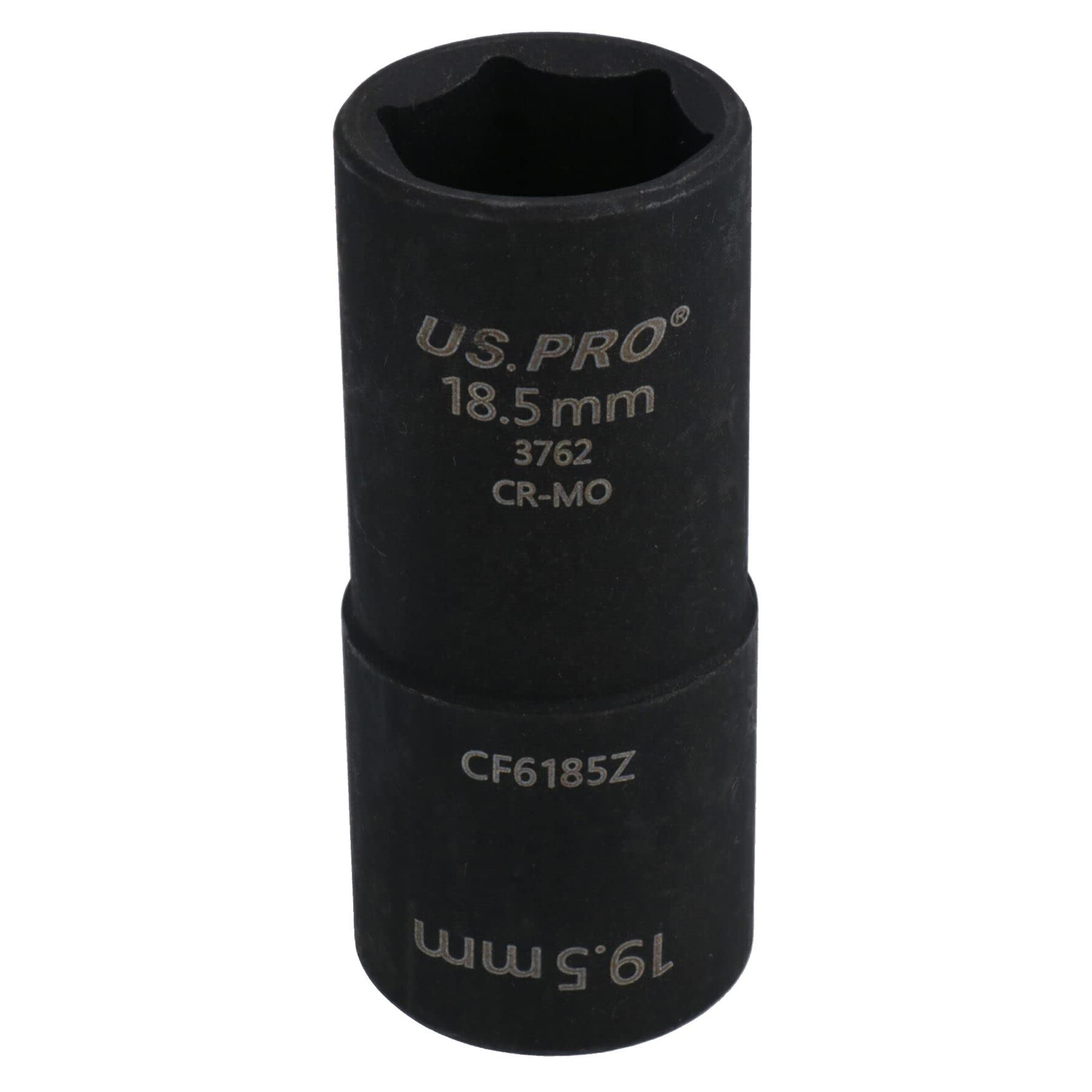 18.5mm x 19.5mm Wheel Hub Lug Nut Cap Flip Impact Socket Remover 1/2in Drive