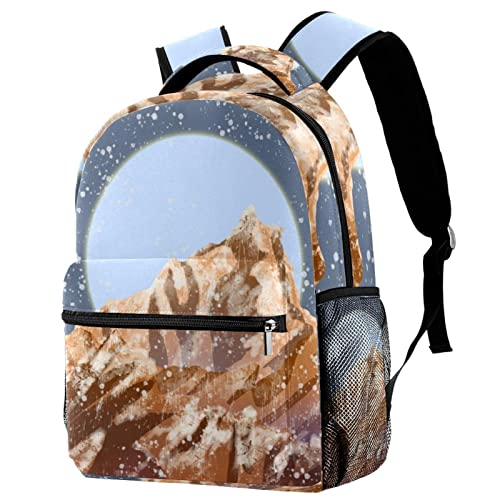 Sac à dos ordinateur bohème unique pour les cours et les voyages