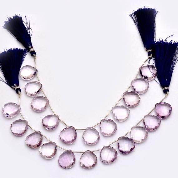 Améthyste rose en cœur LKBEADS pour insuffler de la douceur à vos bijoux