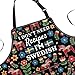 POFULL Sweden Travel Gift Swedish Flag Gift Swedish Dala Horse Apron I Don't Need Recipes I'm Swedish Apron With Pockets (I'M SWEDISH)