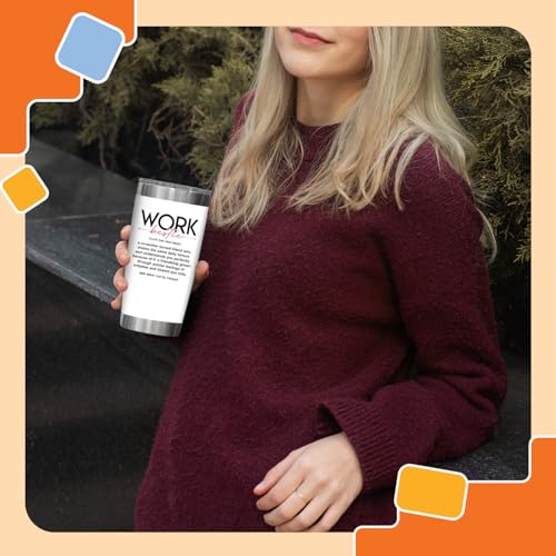 Image of NewEleven Appreciation Gifts for Coworkers Friends - Work Bestie Gifts For Women Friendship - Unique Present Ideas For Coworker Leaving, Going Away, Goodbye, Farewell Party - 20 Oz Tumbler