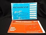  Volkswagen Scirocco 1978 Owner\'s Manual