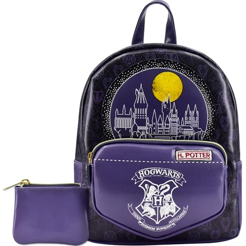 HARRY POTTER Mini Mochila Harry Potter Com Porta-Moedas Design De Artefatos Bolsa De Viagem Pequena Para Homens E Mulheres Multi