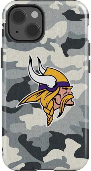 Skinit Impact Phone Case Compatible with iPhone 13 - Officially Licensed NFL Minnesota Vikings Large Logo Design
