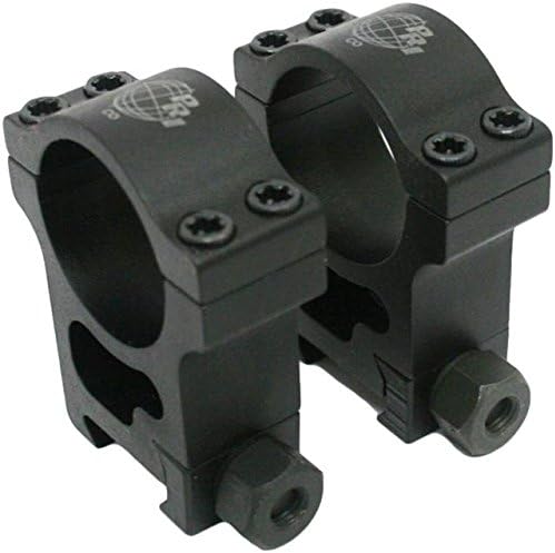 30mm Aluminum Rings, Extra High, Black, 01-030-03