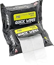 Shoe Wipes | 30 Pcs Sneaker & Shoe Cleaner Wipes | Portable, Disposable, Removes Dirt, Stains