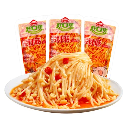 香辣?油金? 即食金?末A菜 麻辣素食 中国特?金?柾ャ吃 ?油麻辣金? 休?零食 ?泡蔬菜 咸菜?菜 拌面? 美味下?菜 健康野菜のおやつ 香辛料紅油エノキ 即席エノキキムチ 麻辣菜食 中国特産 休?零食小吃 ?味菜 中華料理 味付えのきたけ 惣菜