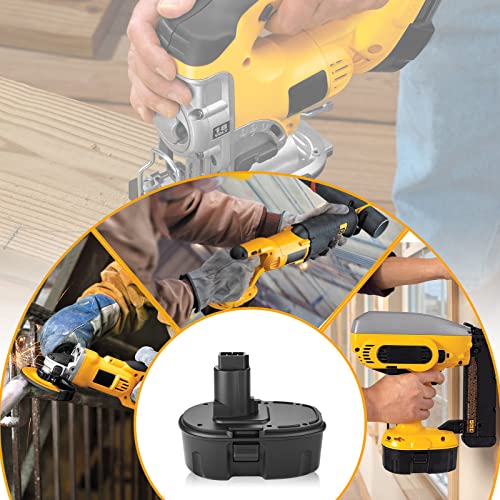 2-Pack 18V 3.6Ah Ni-Mh Dc9098 Dc9096 Replacement Battery For Dewalt 18 Volt Battery Dc9096 Dc9098 Dc9099 Dw9095 Dw9096 Dw9098 De9038 Compatible With Dewalt 18 Volt Battery Cordless Power Tools #TOP6