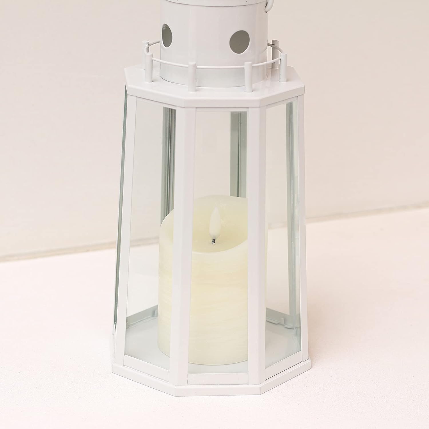 Flickering Flameless Candles with Remote Control, Real Wax Battery Operated Candles Set of 3, LED Candles with Timer for Home Wedding Birthday Decoration, Ivory : Tools & Home Improvement