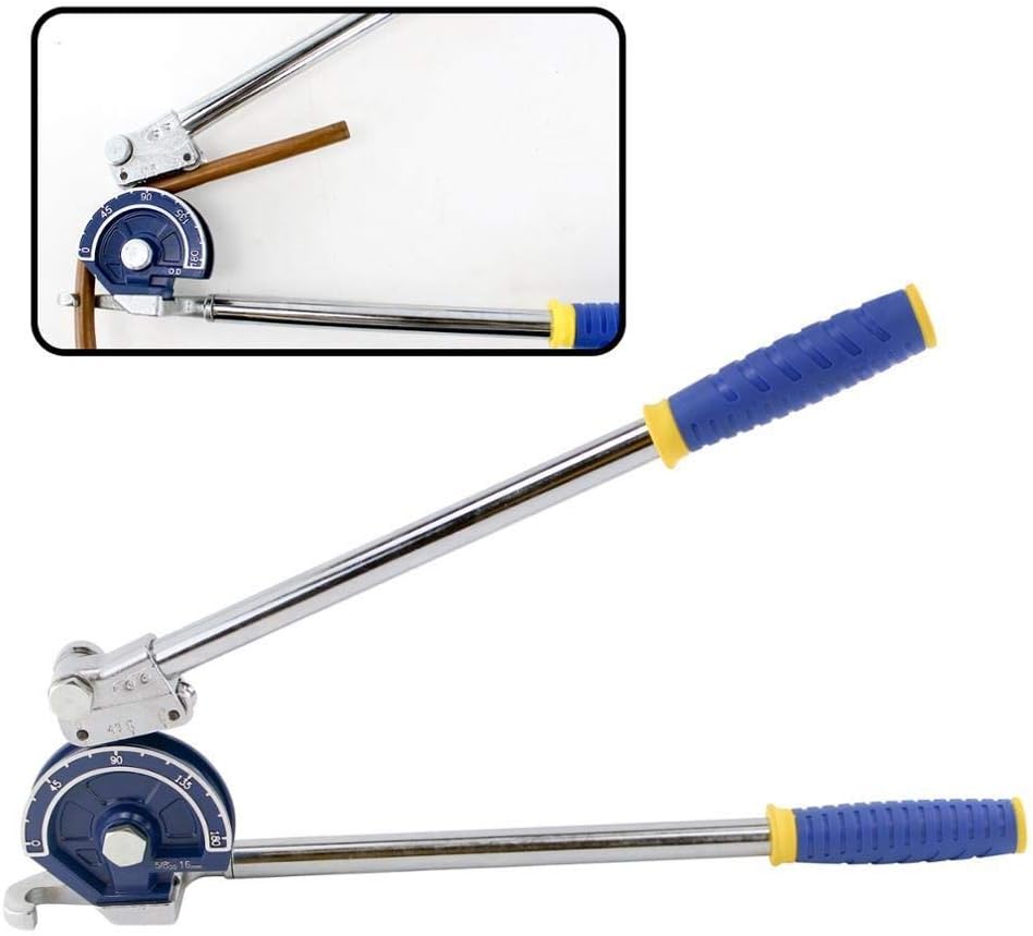 Hydraulic crimping tool Manual Tube Bender Tool 16mm(5/8") Thickness OD Steel Tubing for HVAC Soft Copper Copper Aluminum Other Soft Metals