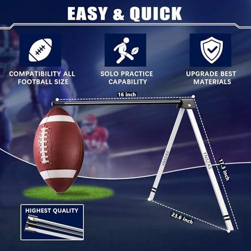 image for YNSZAS 𝙉𝙀𝙒 Football Kicking Tee, Portable Field Goal Kicking 