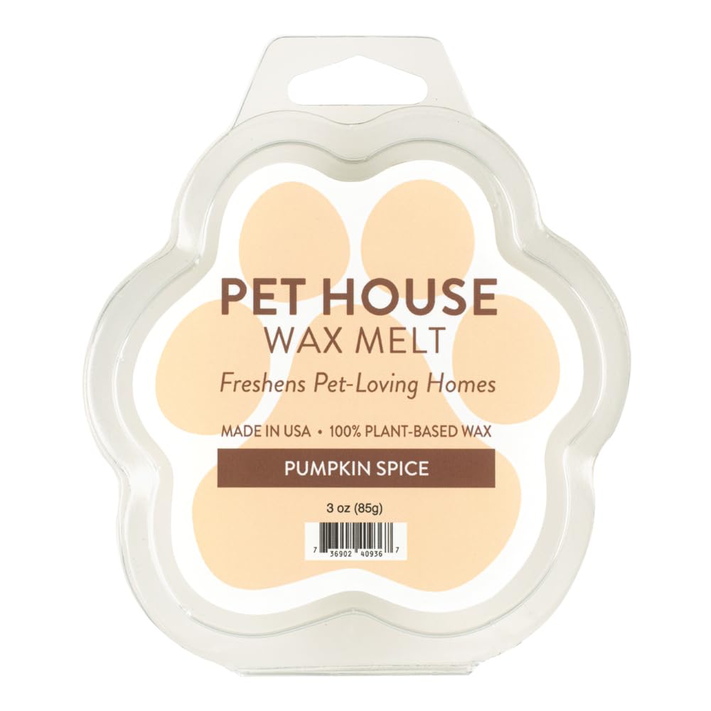 Pumpkin Spice Wax Melts for Warmer Plant-Based Wax, 2 Pack Pet House