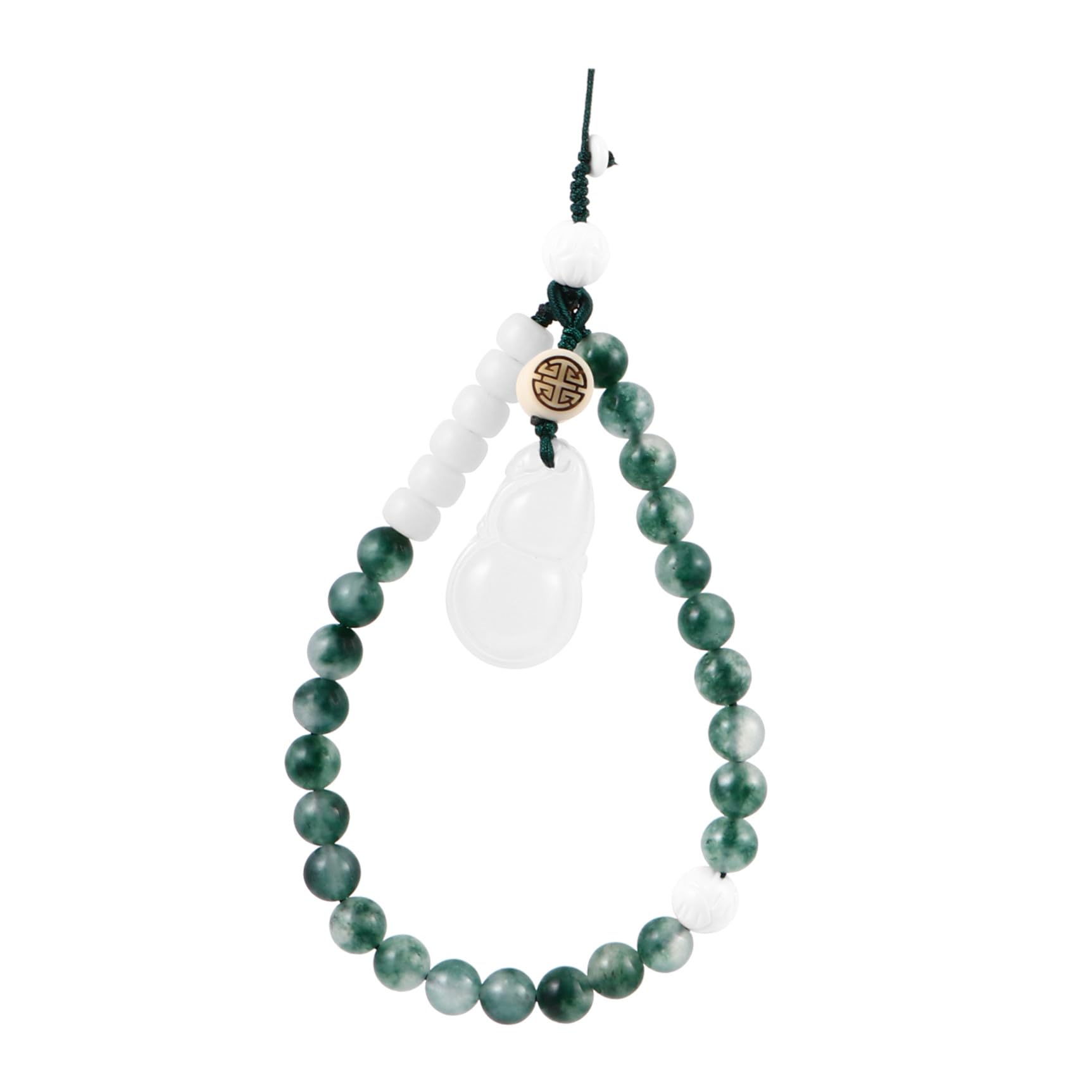 BESTonZON 3 Piezas Cadena De Teléfono Móvil De Jade Cordón De Teléfono Cable De Encanto Del Teléfono Cordón De Tarjeta De Identificación Soporte Para Teléfono Móvil Llave Ágata Calcedonia