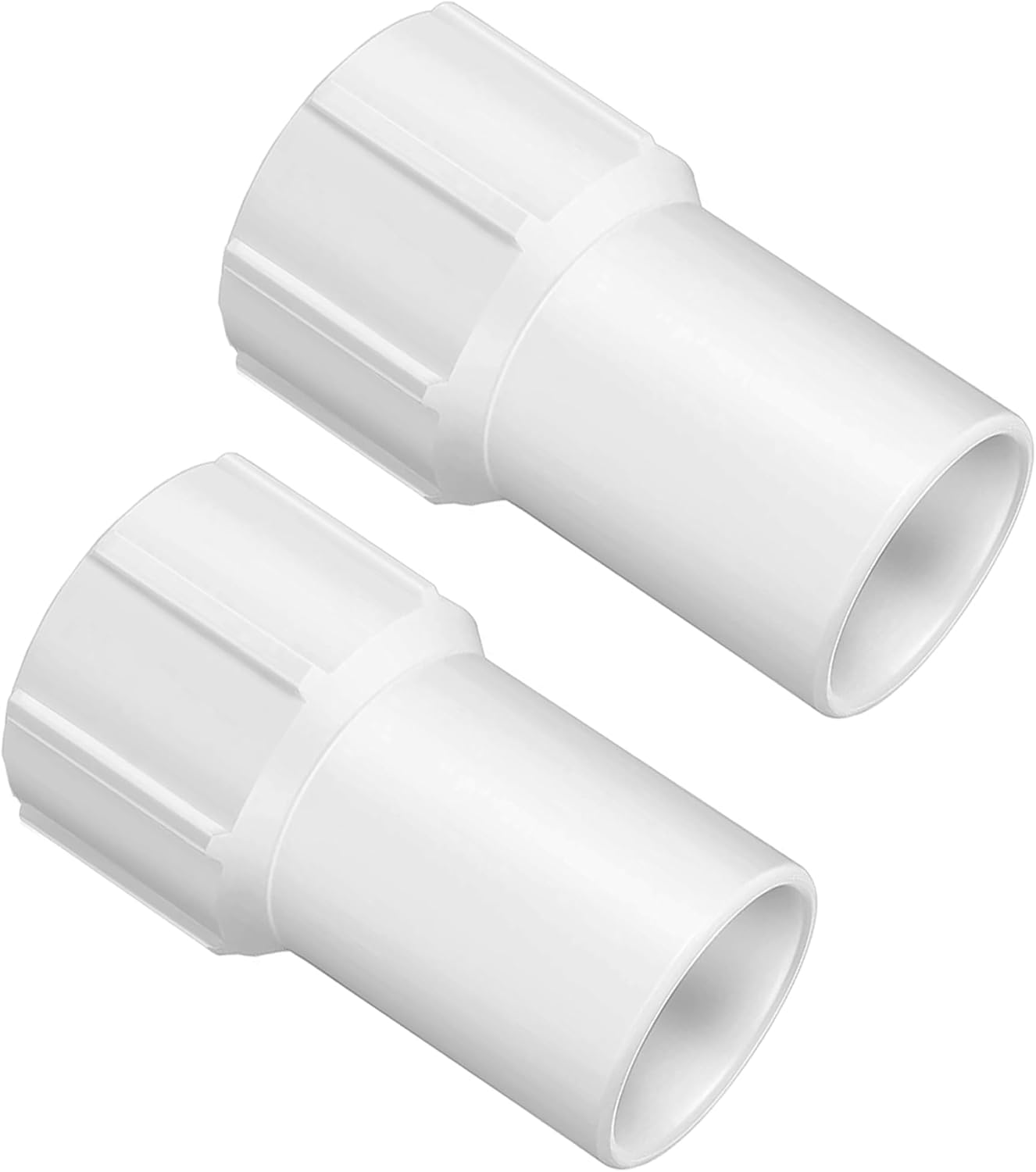 2 Piezas Adaptador y Conector Manguera Piscina Blanco 38 mm Limpiador