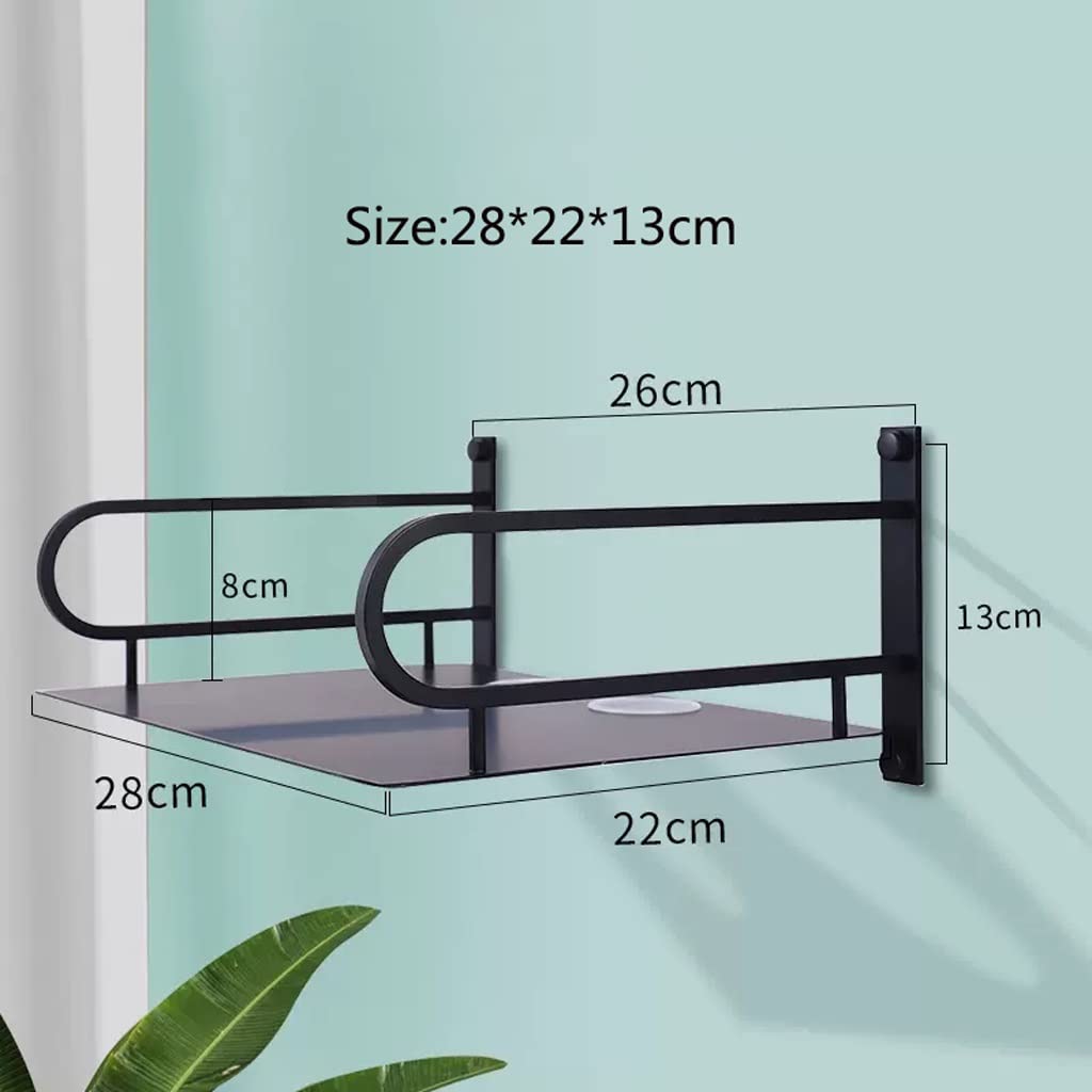 Supporto per proiettore, Router, Supporto per decoder TV Via Cavo, mensola Galleggiante, Supporto per proiettore a Parete (A)